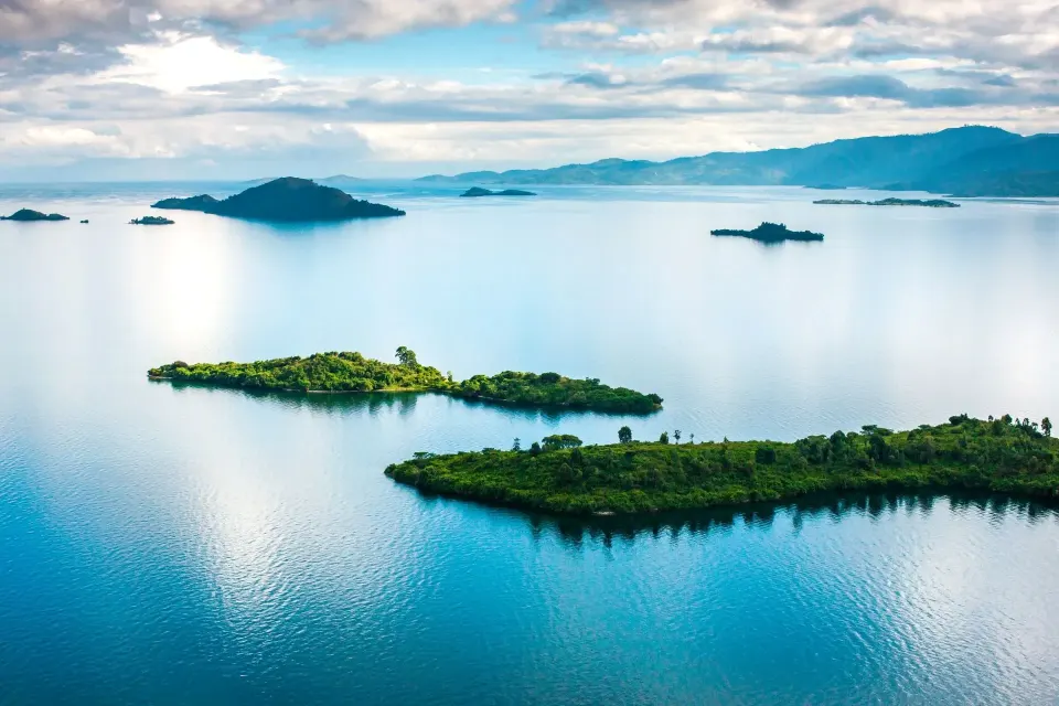 The waters of Lake Kivu
