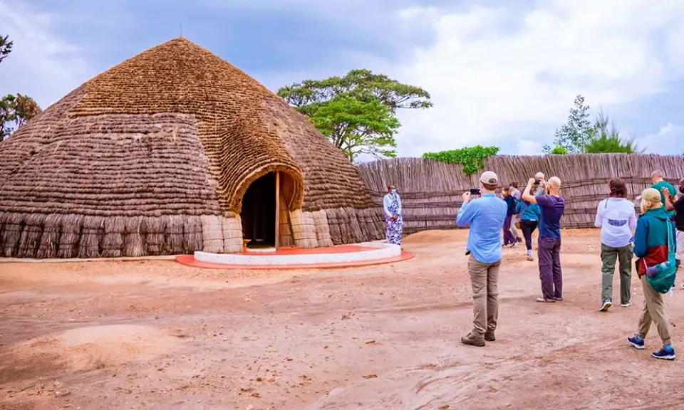 Royal palace in Nyanza