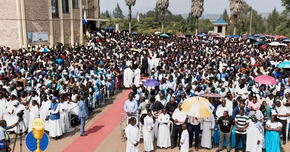 Kibeho Welcomes More Than 80,000 Pilgrims for the 2026 Assumption Celebration: photo 1 from Kibeho, Rwanda